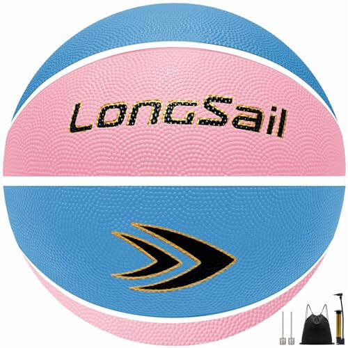 Longsail Çocuk Genç Yetişkin Boyutu 3/4/5/7 Basketbol, 22.5