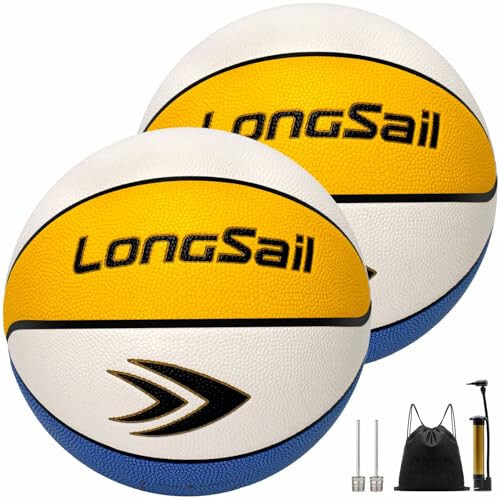 Longsail Çocuk Genç Yetişkin Boyutu 3/4/5/7 Basketbol, 22.5