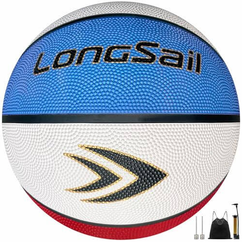 Longsail Kids Youth Adults Size 3/4/5/7 Basketball, 22.5