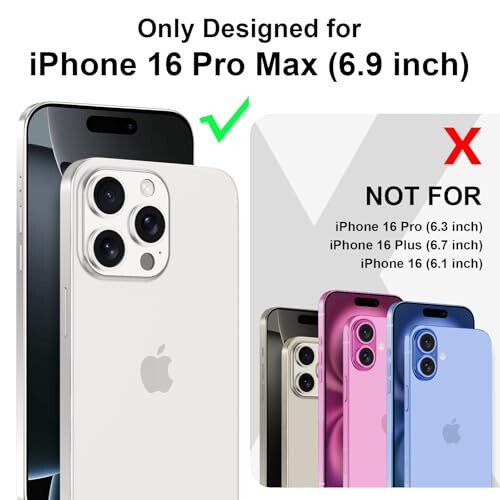 Lontect iPhone 16 Pro Max Case with Magnetic Invisible Stand - 7