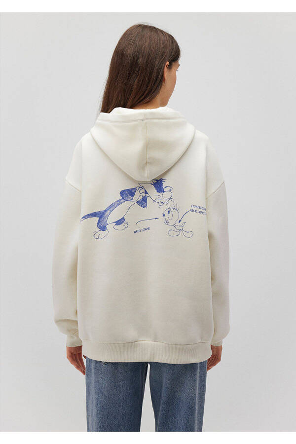 Looney Tunes Baskılı Beyaz Sweatshirt 1s10266-80194 - 29