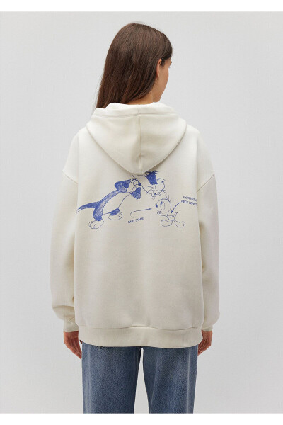 Looney Tunes Baskılı Beyaz Sweatshirt 1s10266-80194 - 13