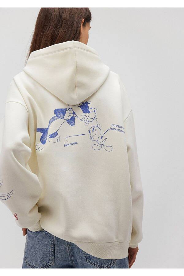 Looney Tunes Printed White Sweatshirt 1s10266-80194 - 18