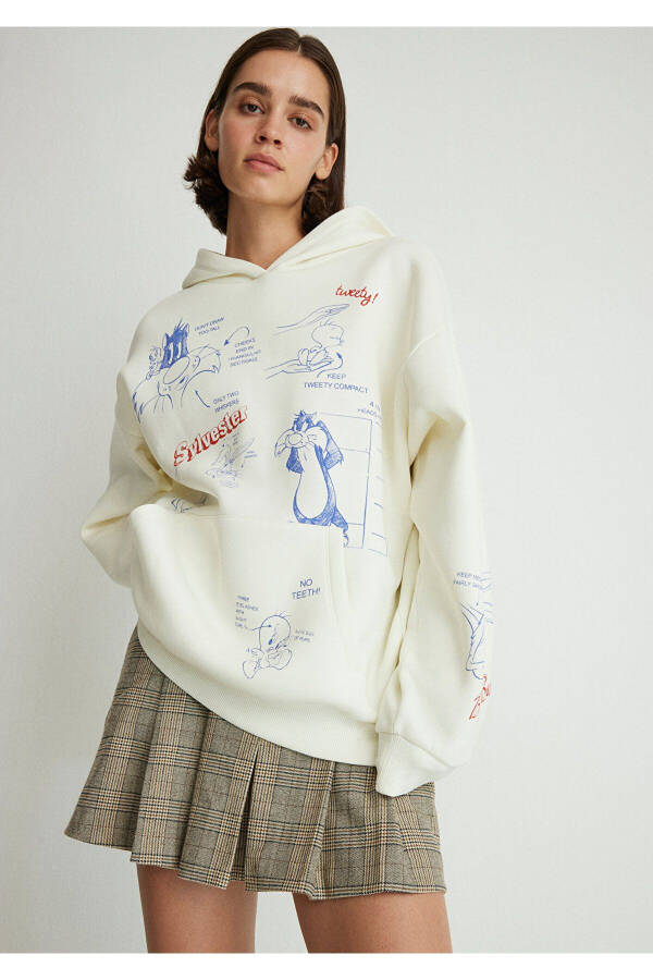 Looney Tunes Printed White Sweatshirt 1s10266-80194 - 1