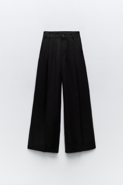 Loose Fit Pants - Black - 7