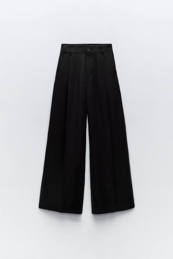 Loose Fit Pants - Black - 7