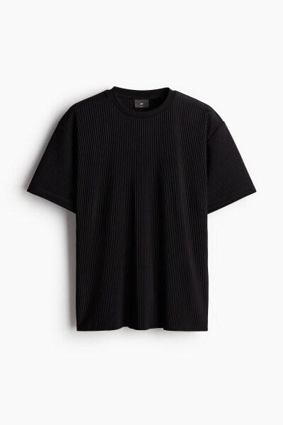 Loose fit pleated T-shirt - 5