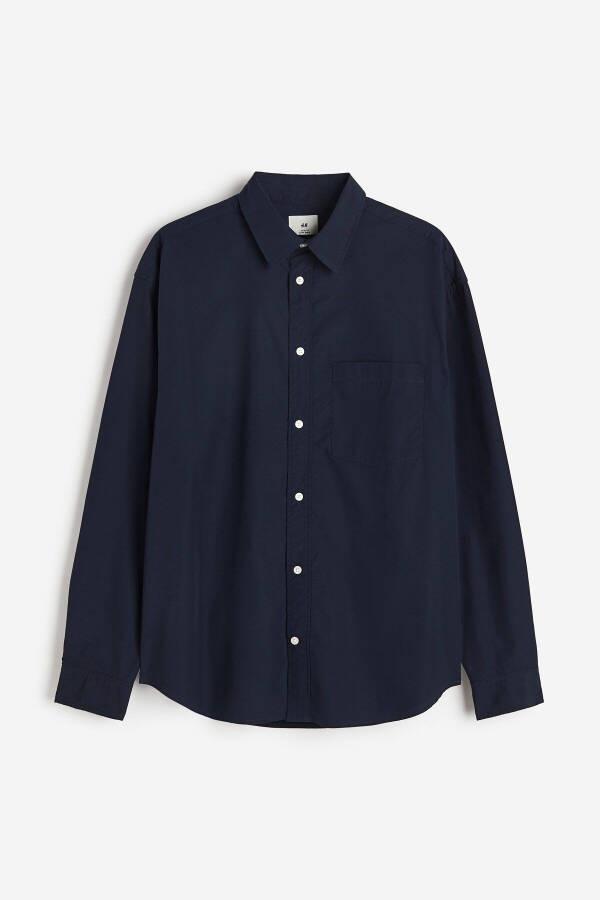 Loose Fit Poplin Shirt - 3