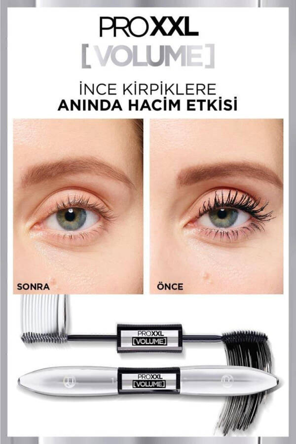 L'oréal Paris Pro Xxl Volume Çift Taraflı Maskara - Hacim Etkisi - 10