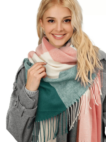 Loritta Winter Womens Scarves Plaid Warm Cozy Shawl and Wraps Scarf for Women - 1