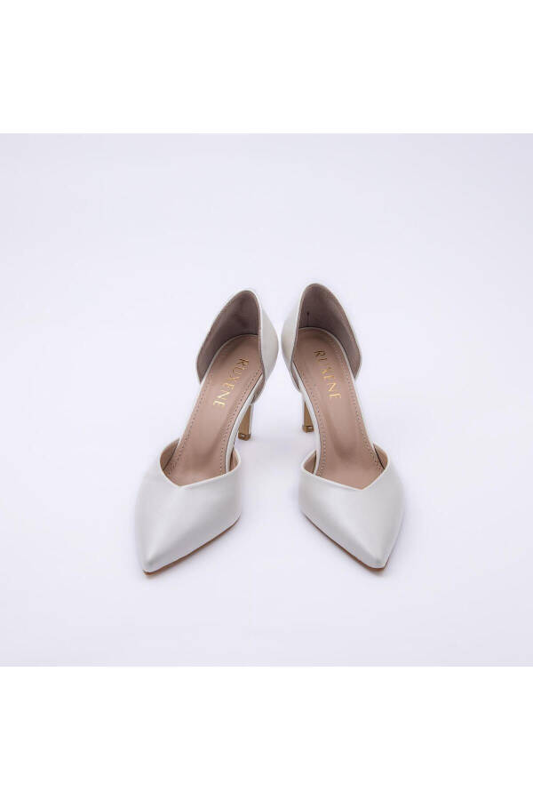 LOTUS Pointed Toe Mother of Pearl Stiletto 8CM Bridal Shoes - 10