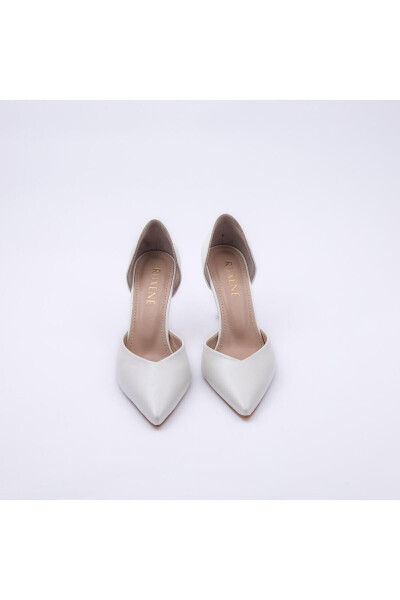 LOTUS Pointed Toe Mother of Pearl Stiletto 8CM Bridal Shoes - 12