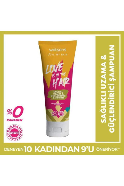 Love Is In The H'air Healthy Growth & Strengthening Shampoo 250 ml - 1