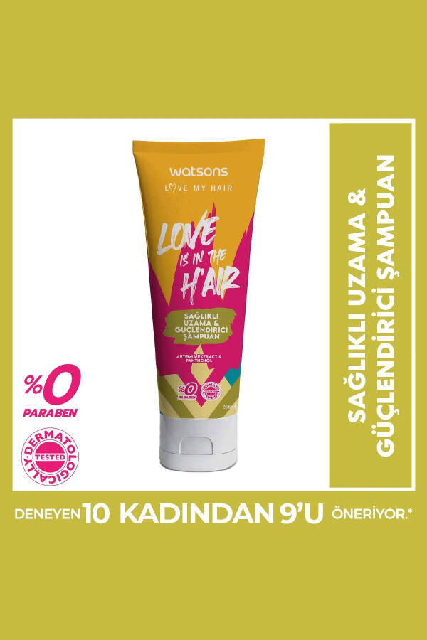 Love Is In The H'air Sağlıklı Uzama & Güçlendirici Şampuan 250 ml - 4