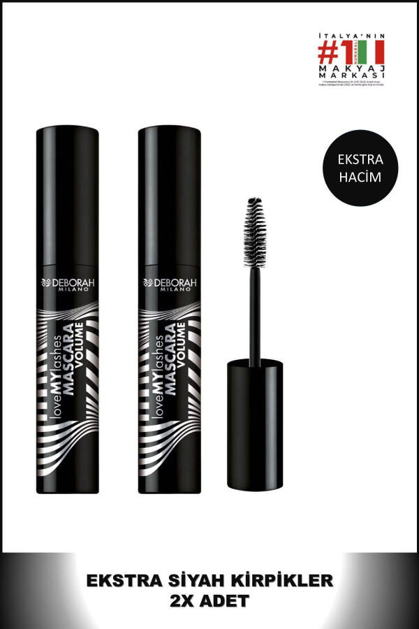 Love My Lashes Volume Ekstra Hajmlantiruvchi Maskara * 2 dona - 1