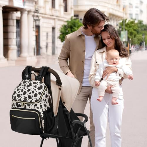 LOVEVOOK Diaper Bag Backpack Large Capacity Baby Bag with Portable Changing Pad, Multifunction Baby Travel Backpack - 6