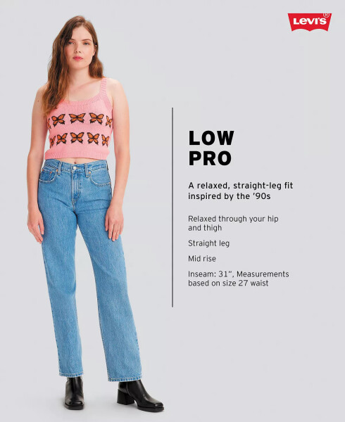 Low Pro Classic Straight-Leg High Rise Jeans We Can Try - 7