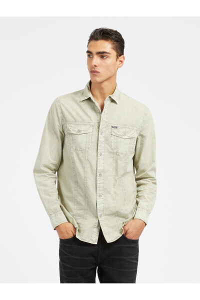 LS SUNSET WASHED SHIRT - 7