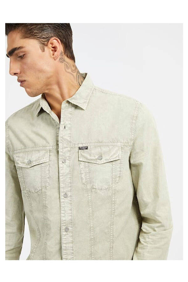 LS SUNSET WASHED SHIRT - 3