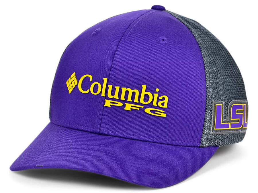 LSU Tigers PFG Trucker Şapkası Mor/Kömür - 1