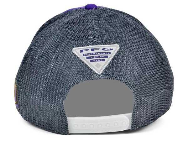 LSU Tigers PFG Trucker Şapkası Mor/Kömür - 3