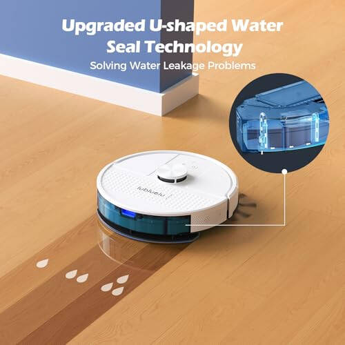 Lubluelu 3 in 1 Robot Vacuum and Mop Combo,4500Pa Robot Vacuum with Mapping,LiDAR Navigation,5 Maps,24 No-Go Zones, WiFi/App/Alexa,Self-Charging,Vacuum Robot for Pet Hair,Carpet,Hard Floor,SL68W - 6