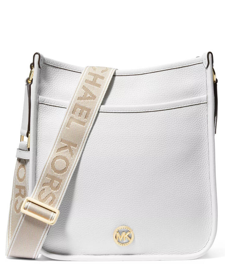 Luisa Leather North South Messenger Optic White - 1