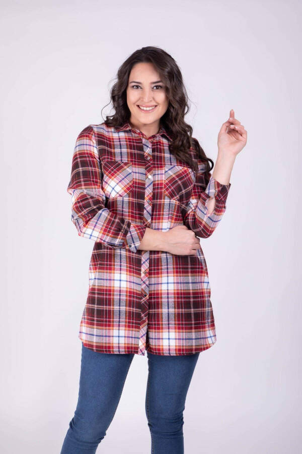 Lumberjack Long Plaid Shirt - 1