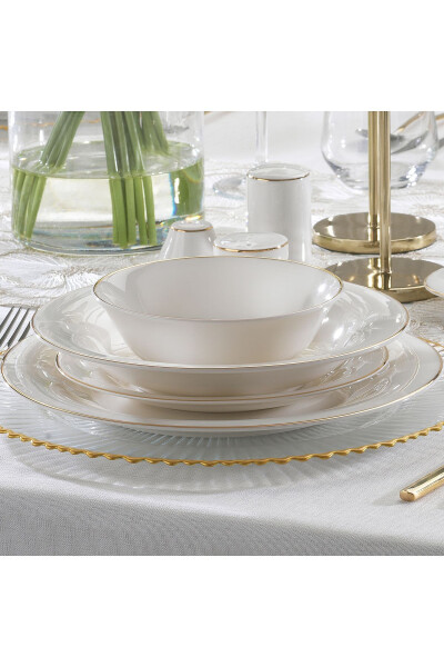 Lumina Dinner Set - 56 Pieces - Gold - 2