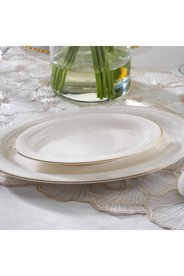 Lumina Dinner Set - 56 Pieces - Gold - 6