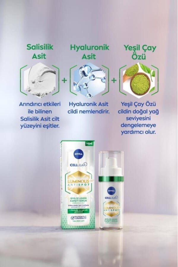 Luminous630 Akne Dog'rilashga Qarshi Serum 30ml, Salitsil Kislota Giyaluron Kislota, Yog'li Teri Uchun - 9