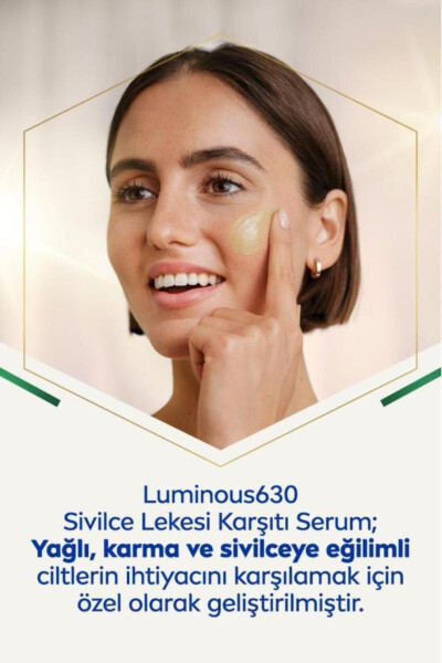 Luminous630 Akne Dog'rilashga Qarshi Serum 30ml, Salitsil Kislota Giyaluron Kislota, Yog'li Teri Uchun - 4