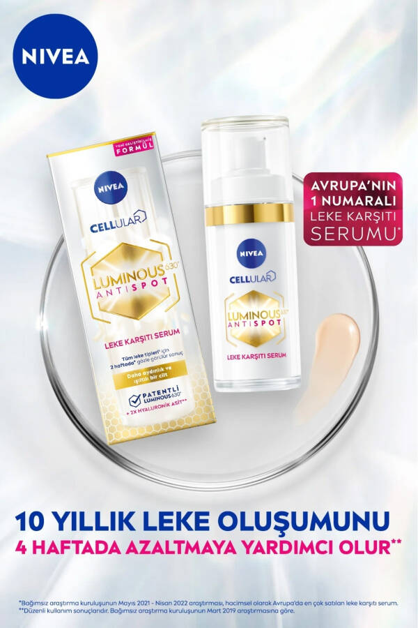 Luminous630 Leke Karşıtı Cilt Bakım Serumu 30ml, Cilt Tonu Eşitleyici, Hyaluronik Asit, E Vitamini - 16