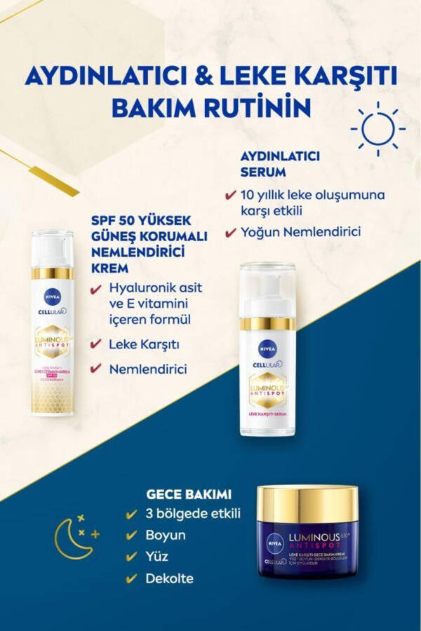 Luminous630 Leke Karşıtı Gece Yüz Bakım Kremi 50ml, Cilt Tonu Eşitleyici, Hyalüronik Asit - 11