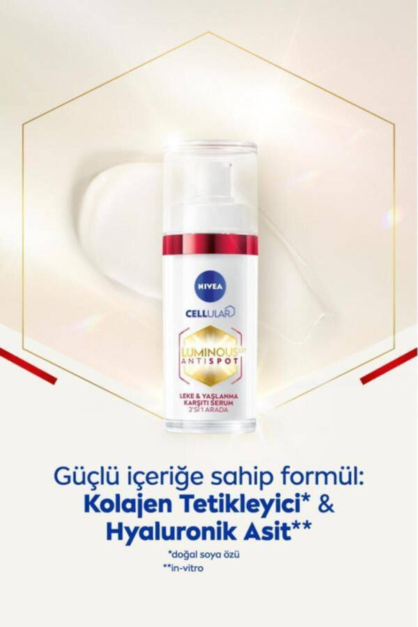 Luminous630 Leke Ve Yaşlanma Karşıtı Serum 30ml, Kolajen Tetikleyici, Hyaluronik Asit, Sıkılaştırıcı - 12