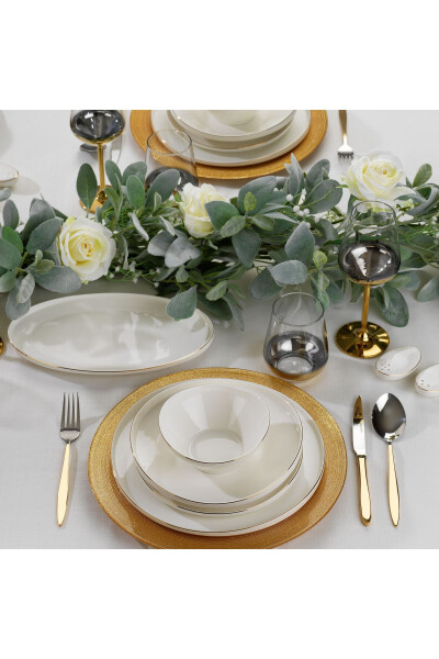 Luna Dinner Set 56 Pieces - Gold03 - 3