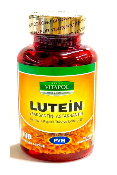 Lutein 15 mg Astaxanthin Zeaxanthin 100 Capsules - 2