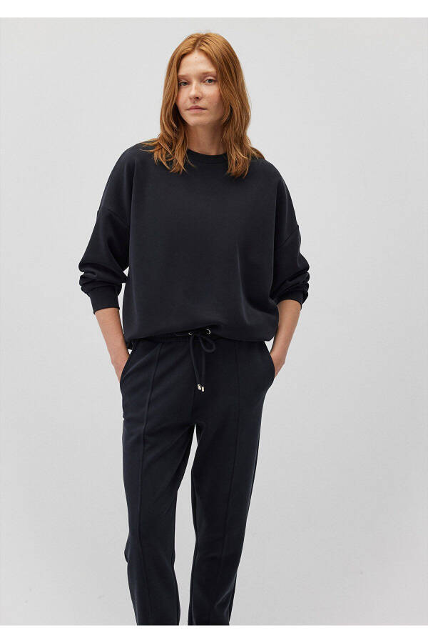 Lux Touch Tencel Tm Black Modal Sweatshirt 168837-900 - 19