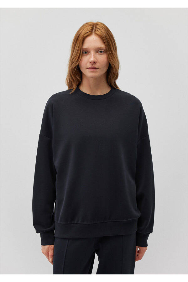 Lux Touch Tencel Tm Black Modal Sweatshirt 168837-900 - 21