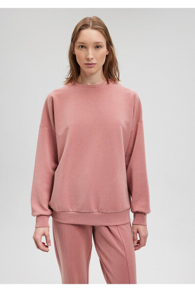 Lux Touch Tencel Tm Pembe Modal Sweatshirt 168837-71072 - 9