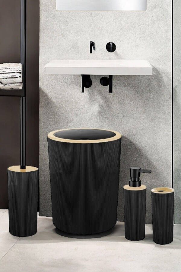 Luxury 4-Piece Bathroom Set with Elegant Design - 2