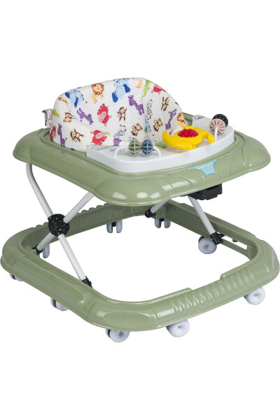 Luxury Toy 5 Different Musical and Lighted 3-Step Height Adjustment Spider Steering Baby Walker - 2