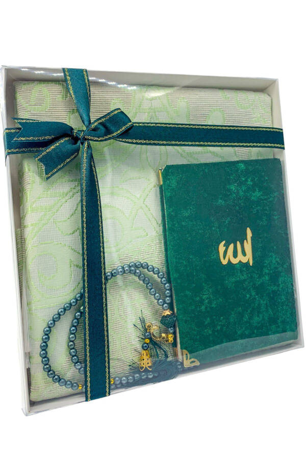 Luxury Yasin Prayer Rug Tasbih Set for Dowry - 1