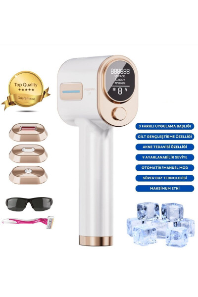 Lx9 Advanced New Generation 3-Head Ice IPL Laser Hair Removal Device - IPL Laser Hair Removal Device - 22