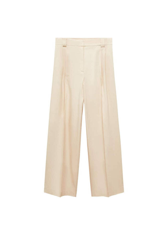 Lyocell pants with pleats - 7