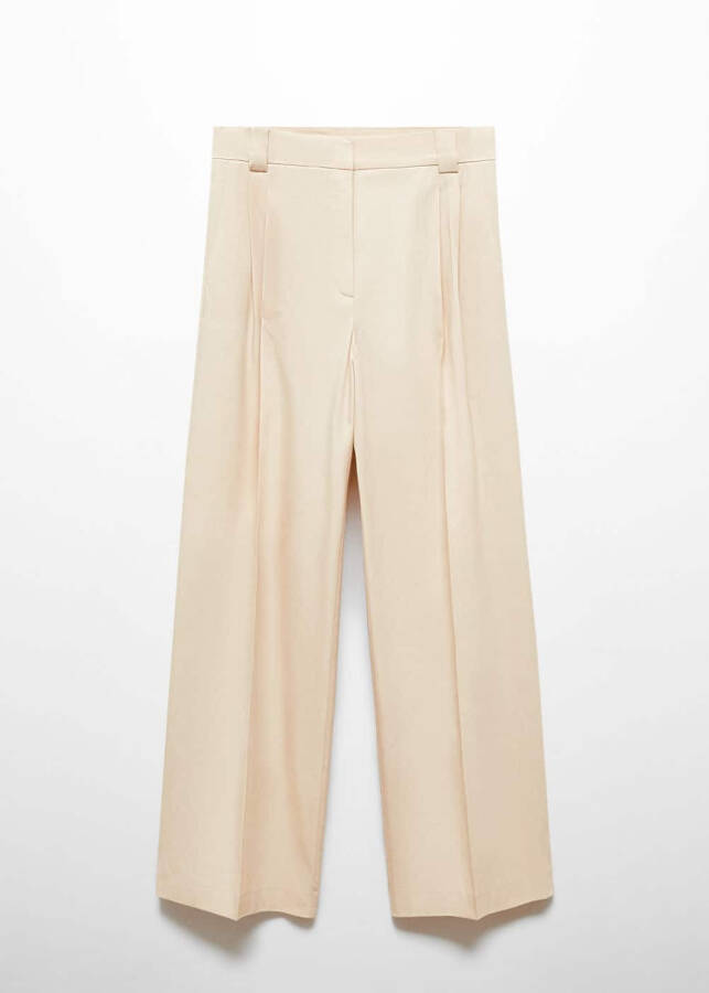 Lyocell pants with pleats - 8