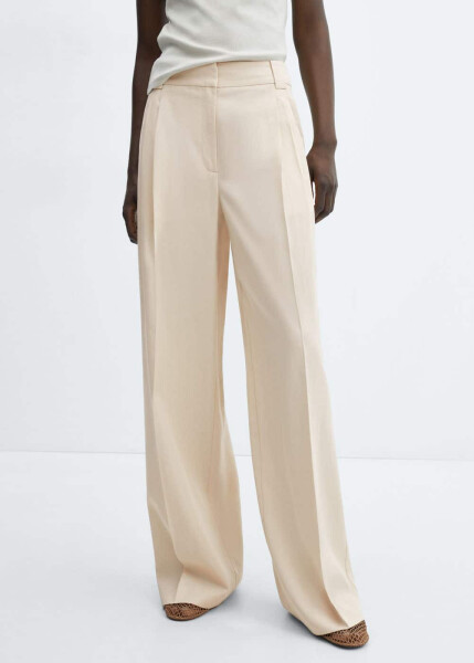 Lyocell pants with pleats - 9