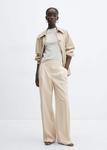 Lyocell pants with pleats - 10