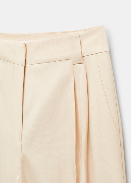 Lyocell pants with pleats - 4