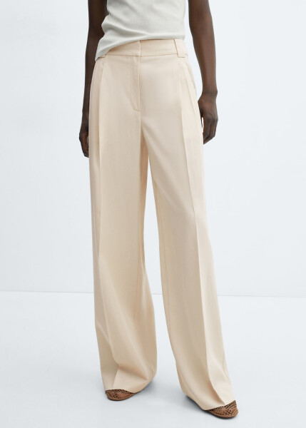 Lyocell pants with pleats - 5